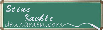 Stine Kaehle Visitenkarte